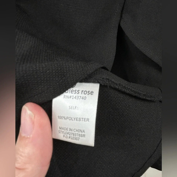 Endless Rose flared cropped blouse, S, semi-open back, flared sleeves, Flowy NEW - Picture 13 of 13